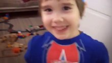 This dog helps a boy with Autism