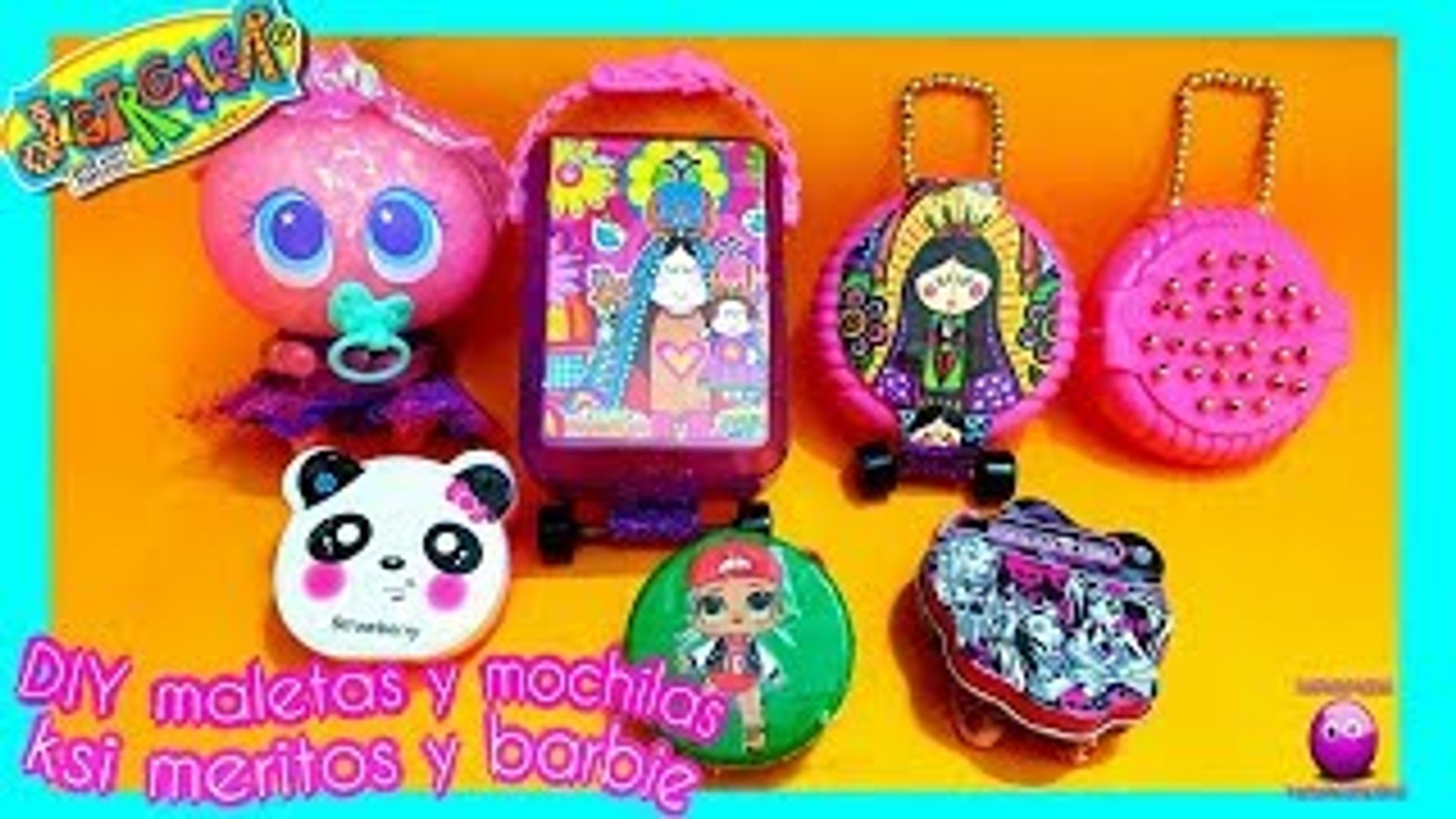 DIY maletas y mochilas para ksi meritos y barbie - Dailymotion Video