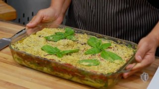 Yummy Raw Vegan Lasagnia recipe for dinner