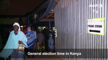 Kenyans vote in tight, tense elections