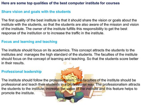 IICS - Web Design, Animation, Hardware & Networking, Digital Marketing Course & More