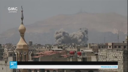 اشتباكات بين فيلق الرحمن وأحرار الشام-عربين