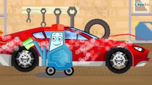 Cartoons for children - TRUCK The AUTO CRANE & JCB Excavator - Construction Trucks Video for Kids