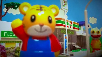 しまじろう こどもちゃれんじ オバケ病院にだいぼうけん★ねないこだれだ？踏切線路と消防署や警察も夜はねんね☆おやすみなさい♪おでかけ 迷子 お外遊び おもちゃ shimajiro たまごMammy