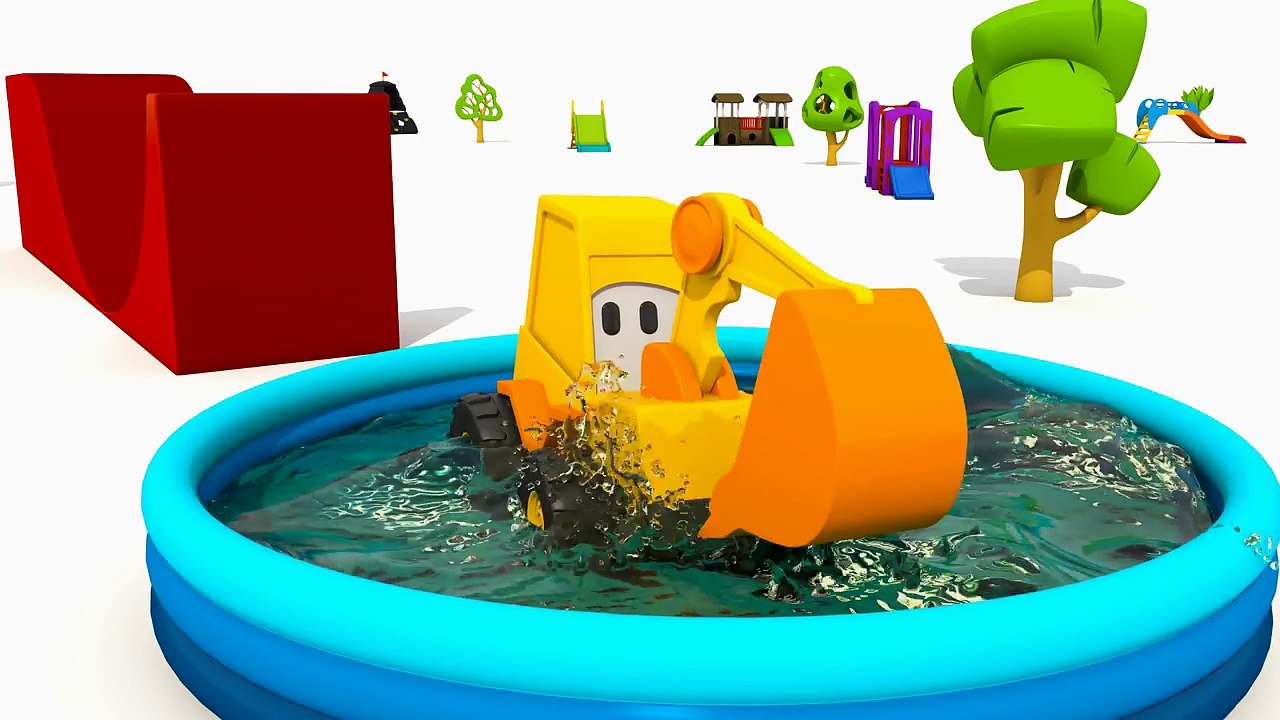 Уроки английского. Развивающие мультики для детей: Экскаватор Мася и Животные Африки