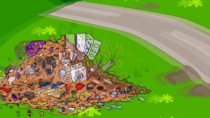 Скачать видео: ✔ Camión, Camión de basura, Excavadora, Grúa. Caricaturas de carros. Carritos Para Niños ✔