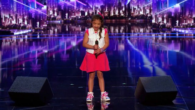 Angelica Hale | 9-Year-Old Earns Golden Buzzer From Chris Hardwick - America's Got Talent 2017