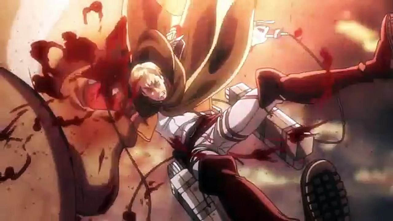 進撃の巨人 36話 エルヴィン団長の奮闘顔