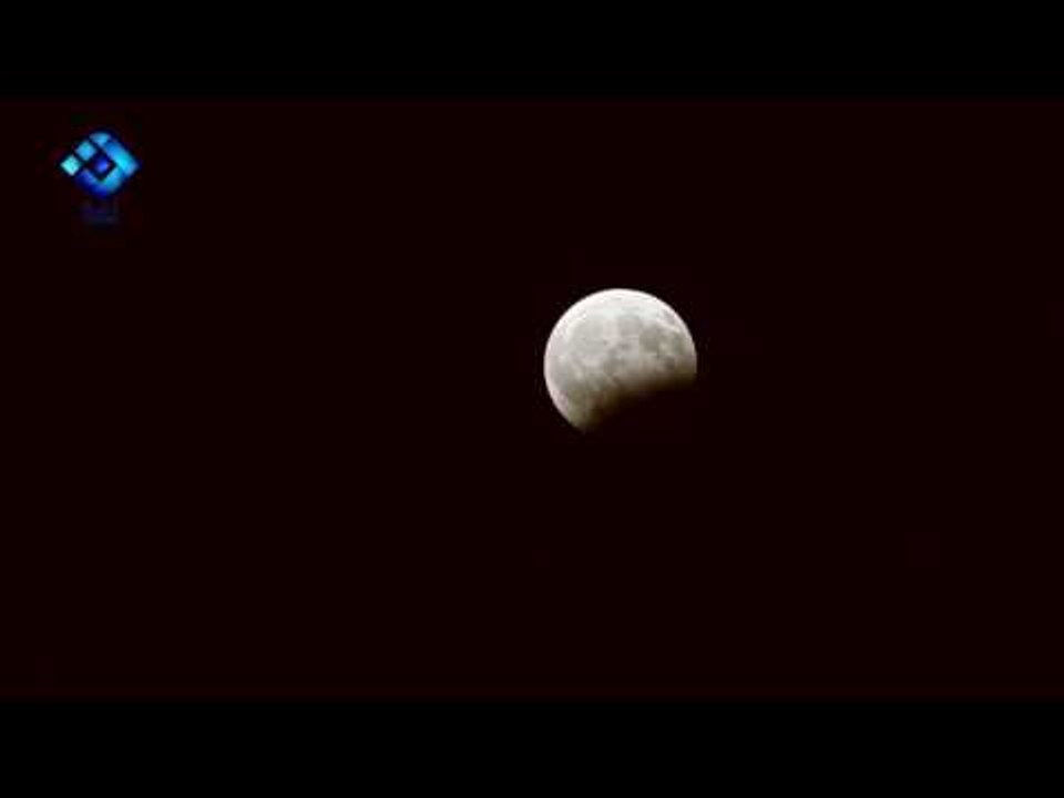 Partial Lunar Eclipse Seen Over Aleppo