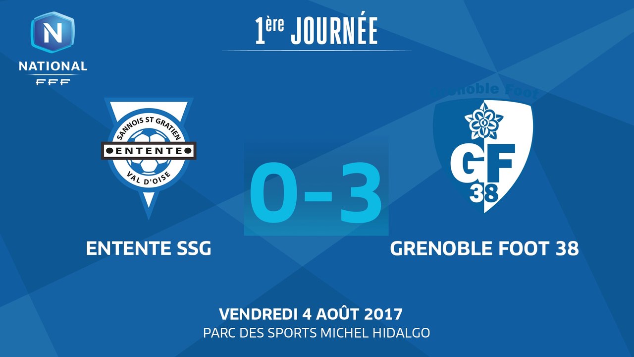 J1 : ENTENTE SSG  – GRENOBLE FOOT 38 (0-3), le résumé