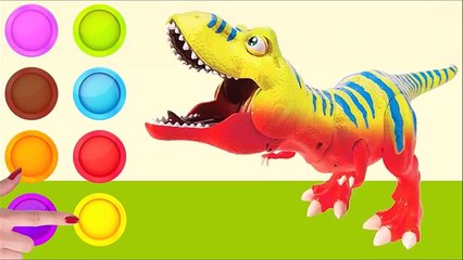 Oyuncak Dinozor Boyama Çizgi Film Animasyonu