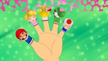 Super Mario Bros  Finger family  Nursery rhymes for kids  educational and entertaining