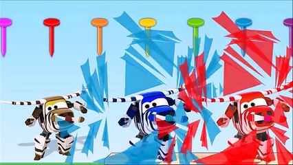 Super Wings, Learn Colors with Super Wings balloons!