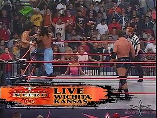 (720pHD): WCW Nitro 08/21/00 Mysterio/Guerrera/Inferno (w/Tygress) vs. Jindrak/OHaire/San