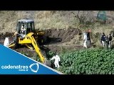 Trasladan al Distrito Federal cuerpos hallados en fosas clandestinas en Jalisco; ya van 44 cadáveres