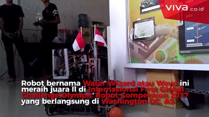 Robot Buatan Pelajar Madrasah di Depok Jadi Juara di AS