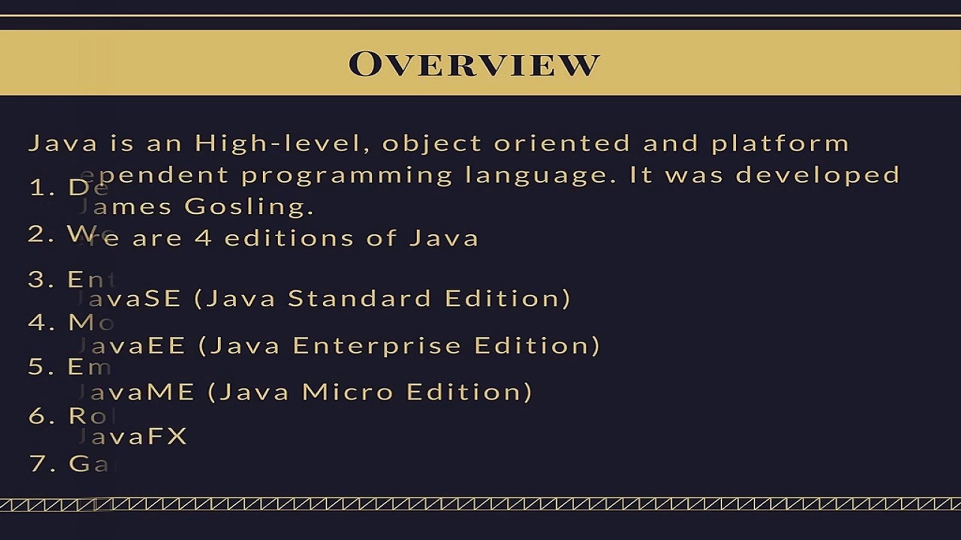 Core Java Tutorial