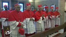 Pope Francis and new Cardinals visit Benedict XVI