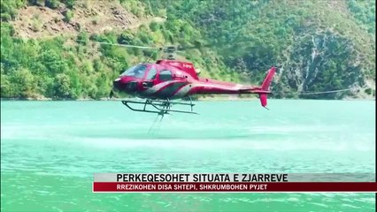 Përkeqësohet situata e zjarreve, rrezikohen disa shtëpi - News, Lajme - Vizion Plus