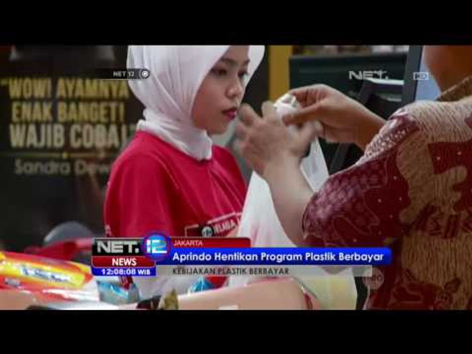 Aprindo Hentikan Program Plastik Berbayar - NET12
