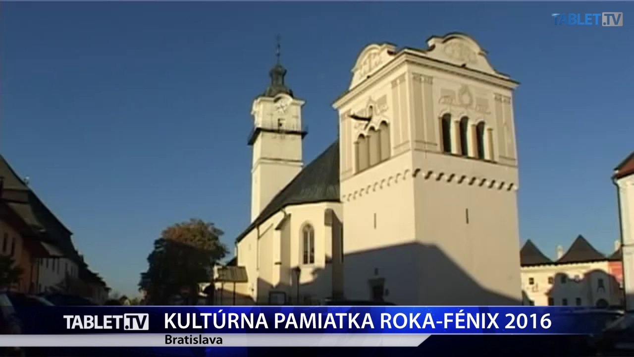 Ministerstvo kultúry vyhlásilo 12. ročník celoštátnej súťaže Fénix – Kultúrna pamiatka roka 2016