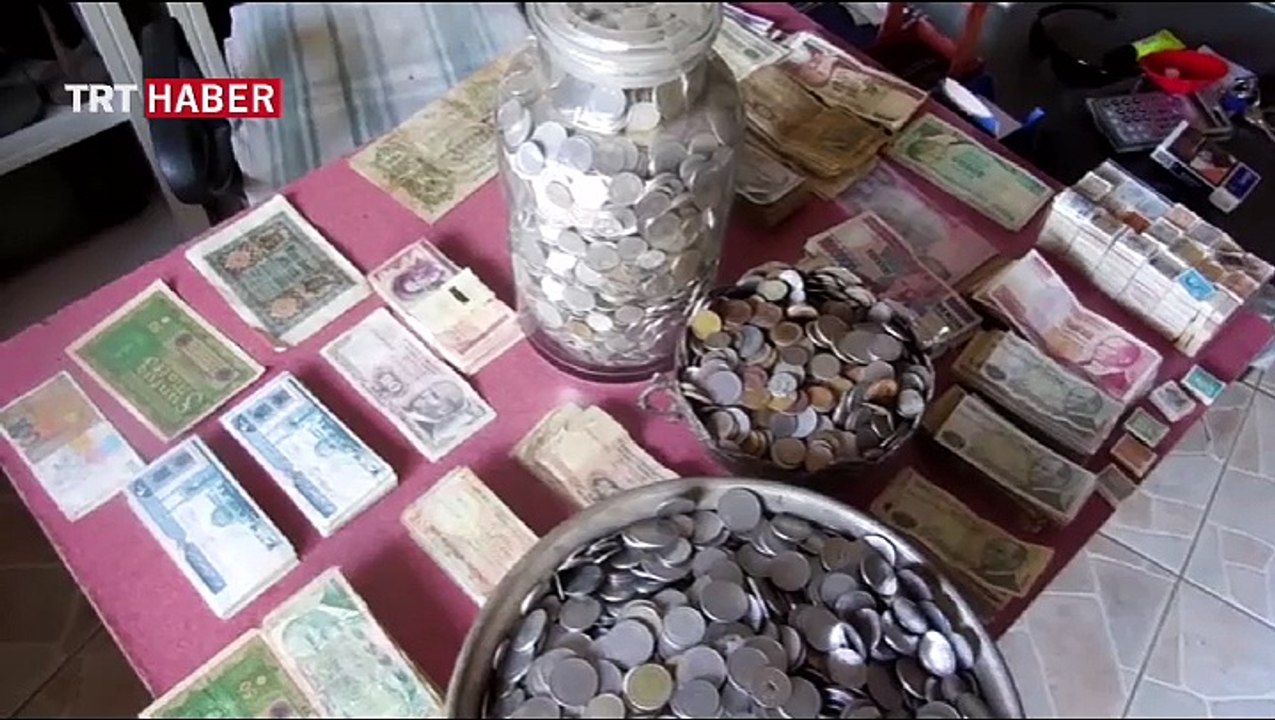 1 buçuk ton ağırlığında madeni para biriktirdi