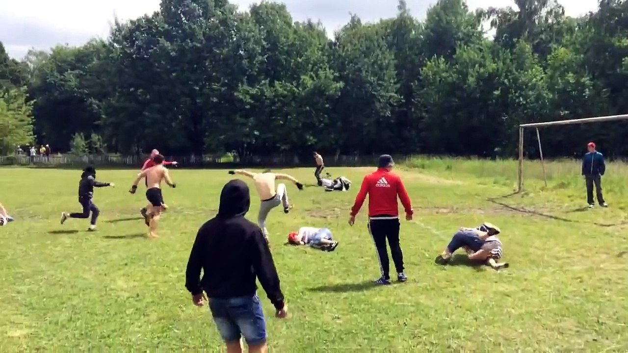 Russian football hooligans fights viewing RBW CSKA vs viewing Inglourious Basterds Spartak