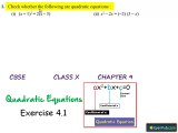 NCERT Solutions for Class 10th Maths Chapter 4 Quadratic Equations Ex 4.1 Q1 iii