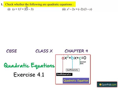 NCERT Solutions for Class 10th Maths Chapter 4 Quadratic Equations Ex 4.1 Q1 iii