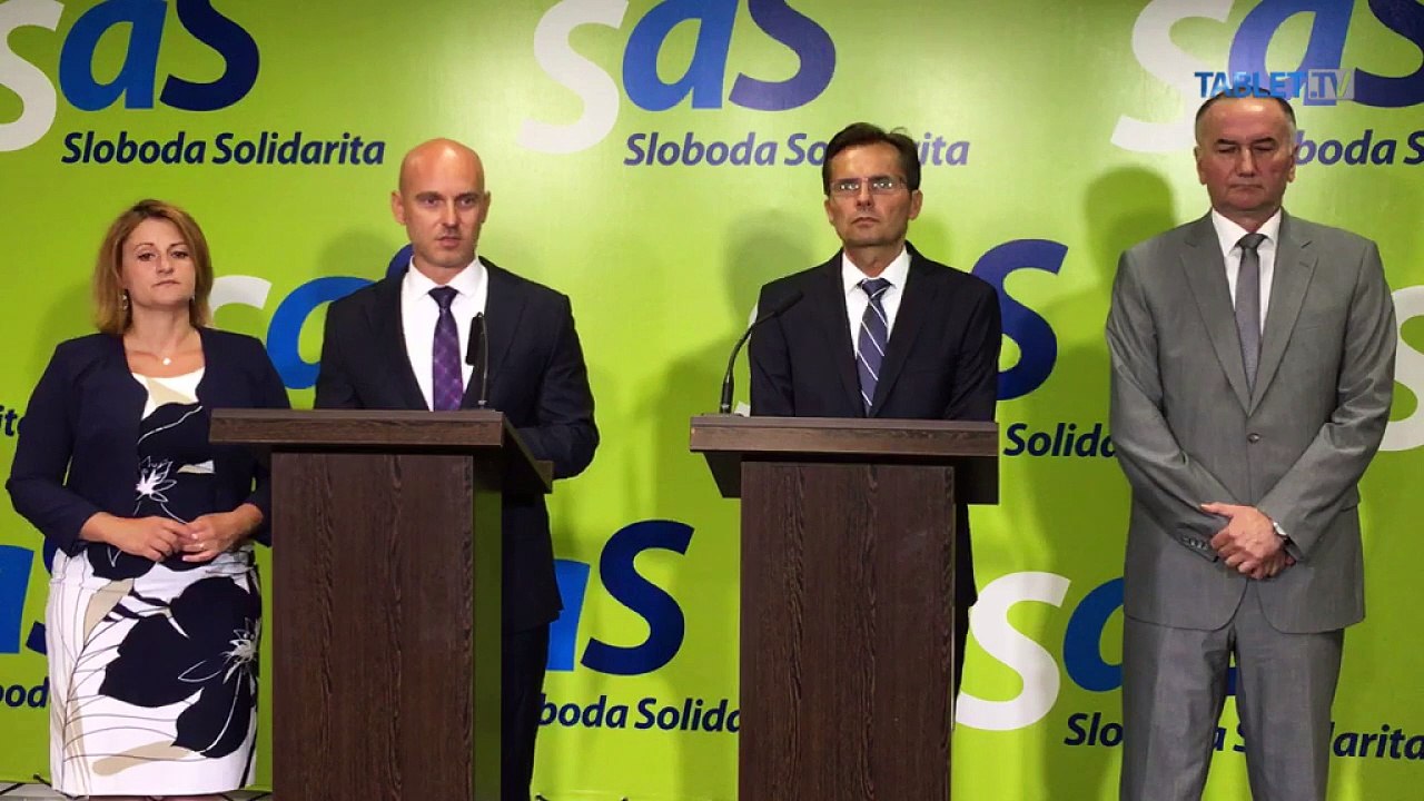 ZÁZNAM: TK strany SaS