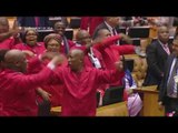 South African Parliament Erupts in Song and Chants Ahead of No Confidence Vote