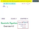 NCERT Solutions for Class 10th Maths Chapter 4 Quadratic Equations Ex 4.2 Q1 iii