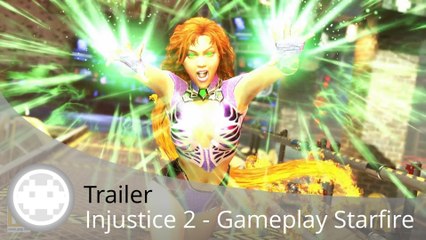 Trailer - Injustice 2 - Gameplay Starfire (Team Teen Titans)