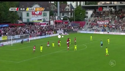 Petar Misic Goal HD - Winterthur 0-1 Aarau 07.08.2017