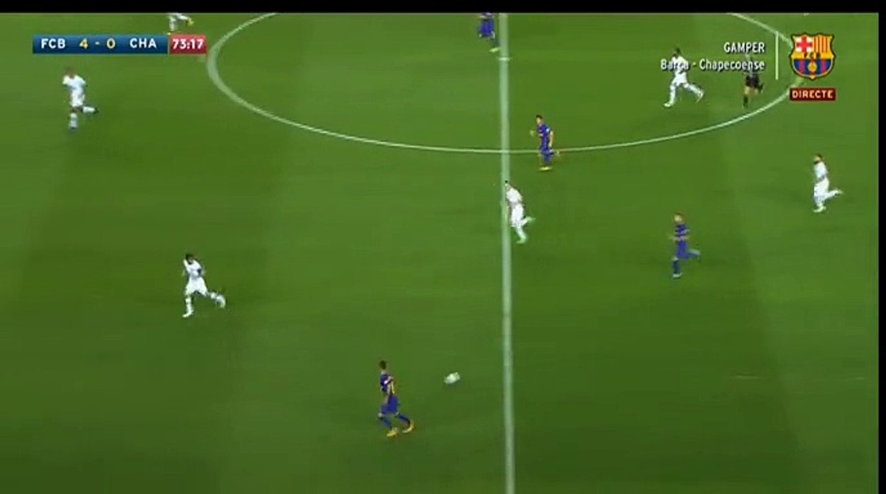 Denis Suarez Goal HD - Barcelona (Esp) 5-0 Chapecoense-SC (Bra) 07.08.2017