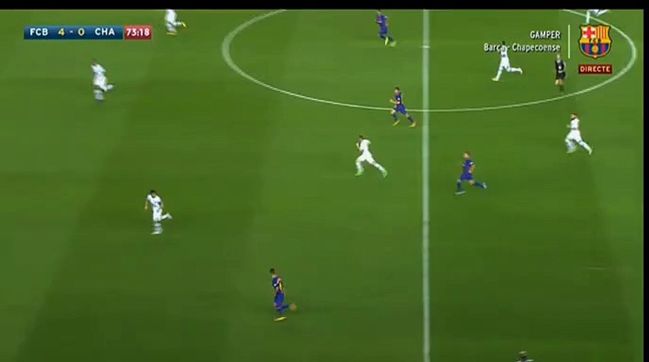 Denis Suarez Goal HD - Barcelona (Esp) 5-0 Chapecoense-SC (Bra) 07.08.2017 (1)