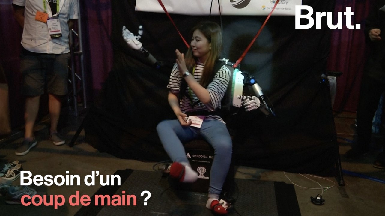 Des bras motorisés qui s'enfilent comme un sac à dos