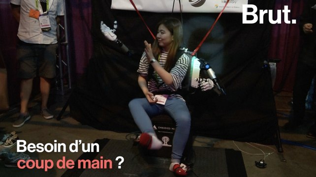 Des bras motorisés qui s'enfilent comme un sac à dos