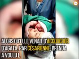 Une petite fille ne veut pas laisser sa maman à la naissance