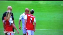 Paolo Di Canio and Nigel Winterburn recreate notorious 1998 incident in Arsenal Legends ma