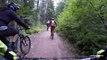 Mountain Biking the lower Whistler Bike Park