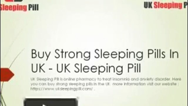 Buy Strong Sleeping Pills