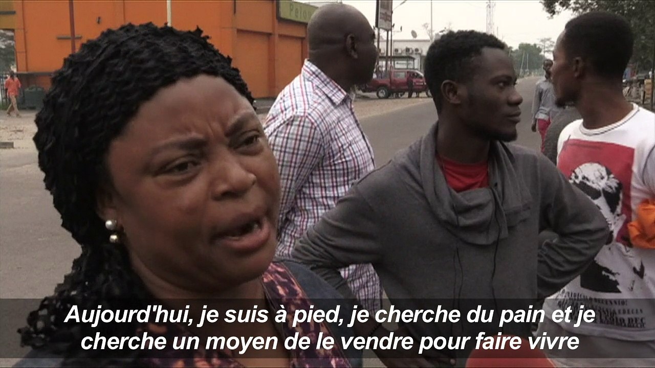"Ville morte" en RD Congo: Kinshasa au ralenti