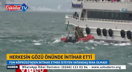 FSM Köprüsü'nde intihar