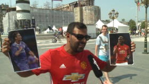 Fans choose between Manchester United and Real Madrid stars