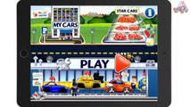Aplicación coche coches sueño para juego niño Policía Fory juego como una historieta sobre un máquina de reparación de automóviles