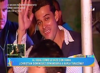 Christian Domínguez envía carta notarial