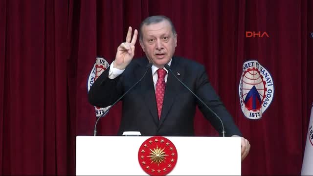 Trabzon Cumhurbaşkanı Erdoğan, Trabzon Sanayi ve Ticaret Odası'nda Konuştu