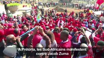 A Pretoria, les Sud-africains manifestent contre Jacob Zuma