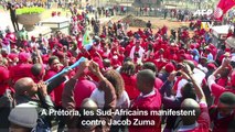 A Pretoria, les Sud-africains manifestent contre Jacob Zuma